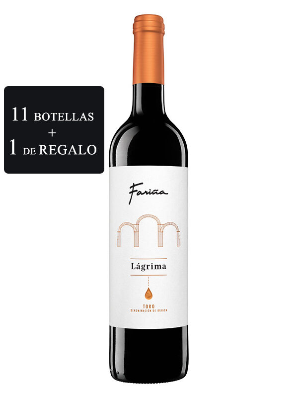 promo vino fariña lagrima 11 botellas + 1 de regalo